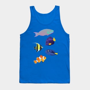 Exotic Fish sticker pack Tank Top